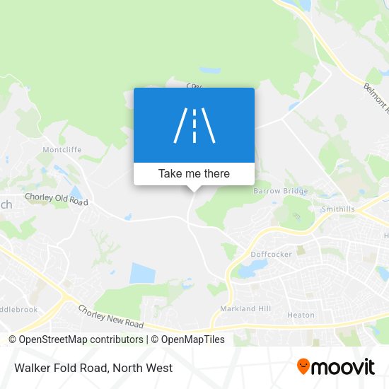 Walker Fold Road map