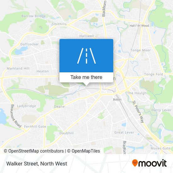 Walker Street map