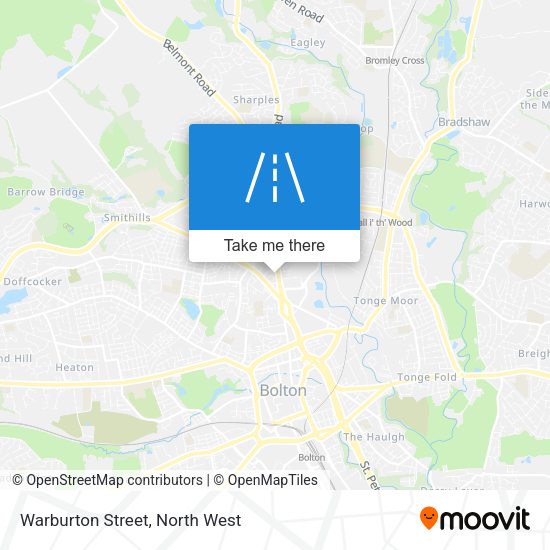Warburton Street map