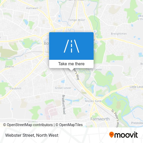 Webster Street map