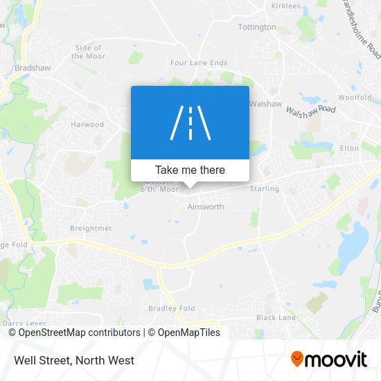 Well Street map