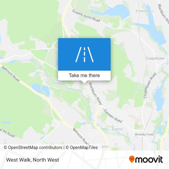 West Walk map