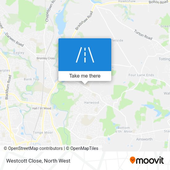 Westcott Close map