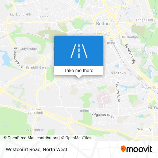 Westcourt Road map