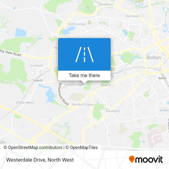 Westerdale Drive map