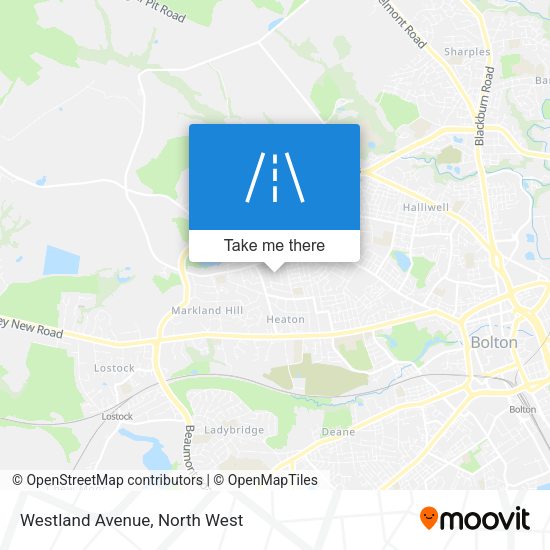 Westland Avenue map