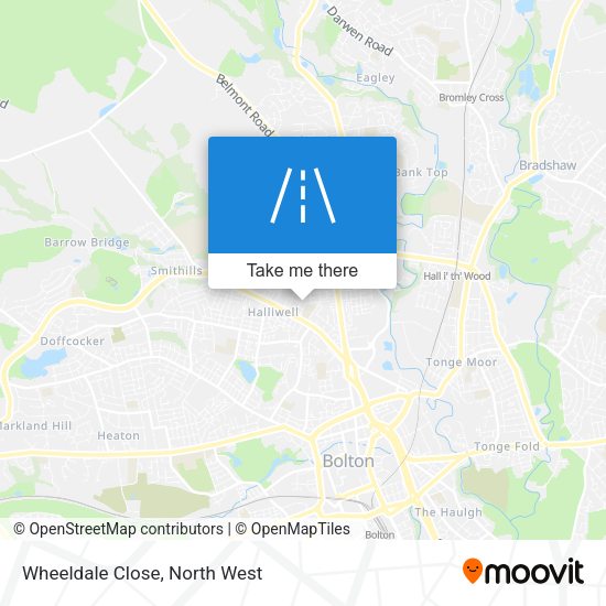 Wheeldale Close map