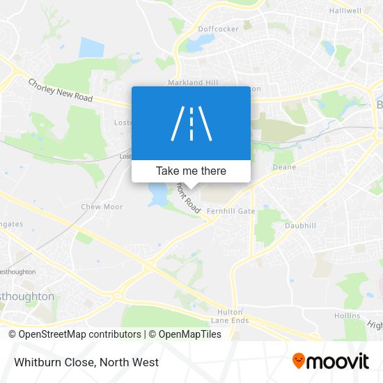 Whitburn Close map