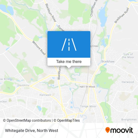 Whitegate Drive map