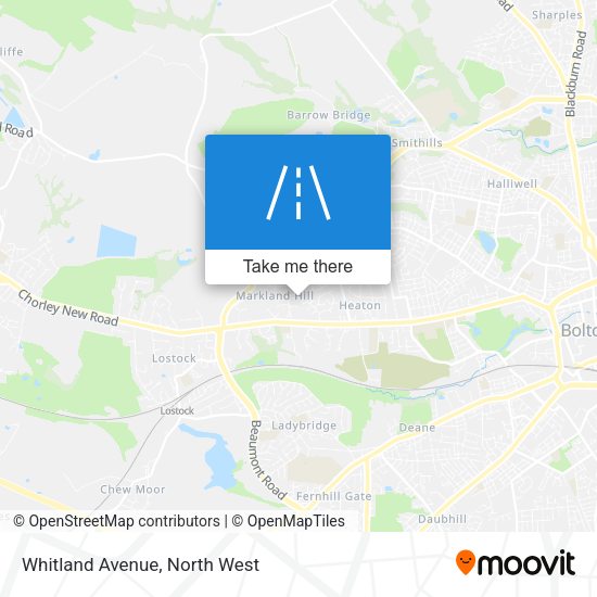 Whitland Avenue map