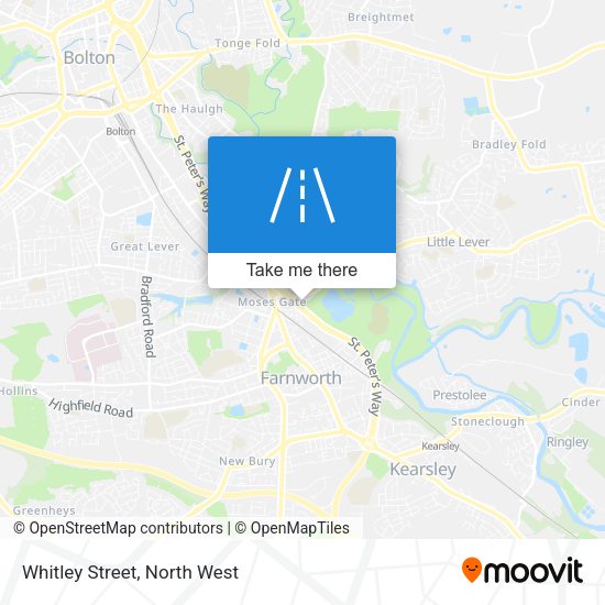 Whitley Street map