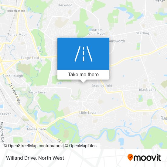 Willand Drive map