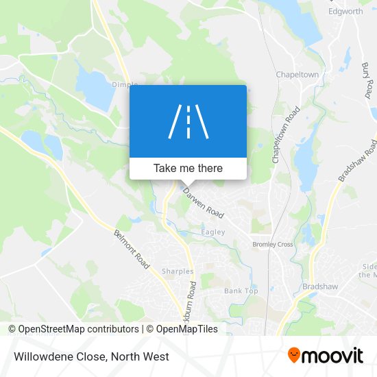 Willowdene Close map