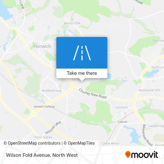 Wilson Fold Avenue map