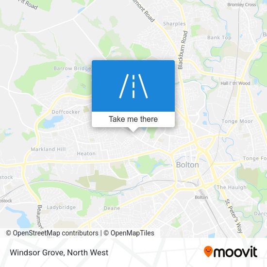 Windsor Grove map