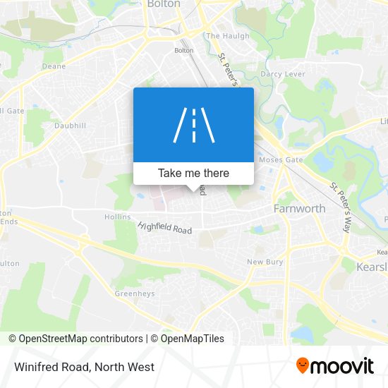 Winifred Road map
