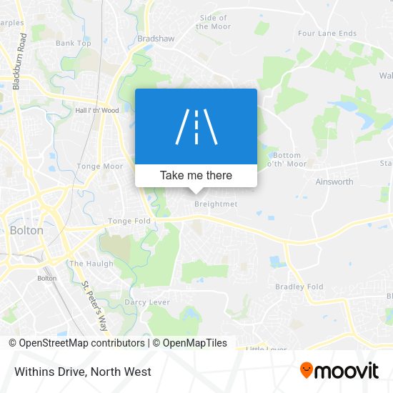 Withins Drive map