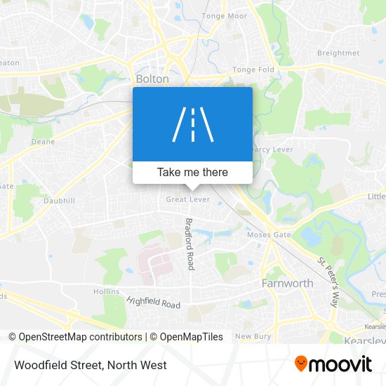 Woodfield Street map