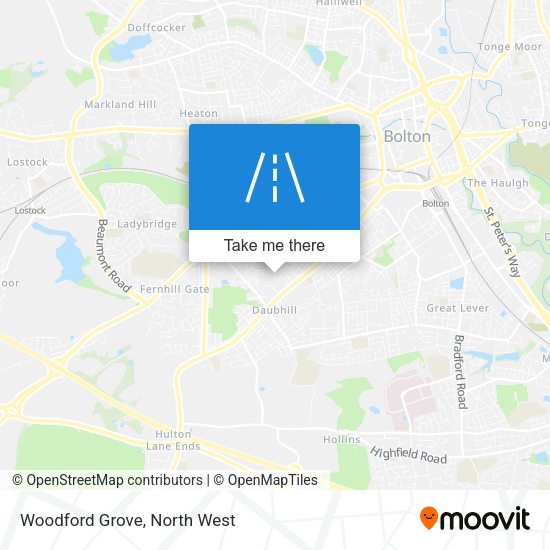 Woodford Grove map