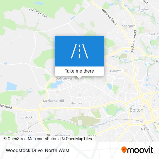 Woodstock Drive map