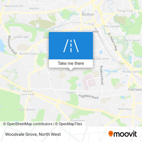 Woodvale Grove map