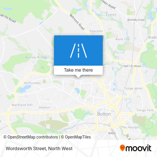 Wordsworth Street map