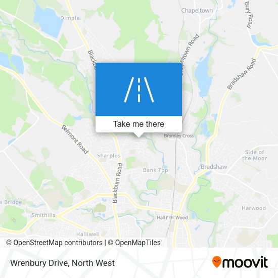 Wrenbury Drive map