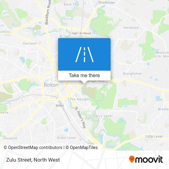 Zulu Street map