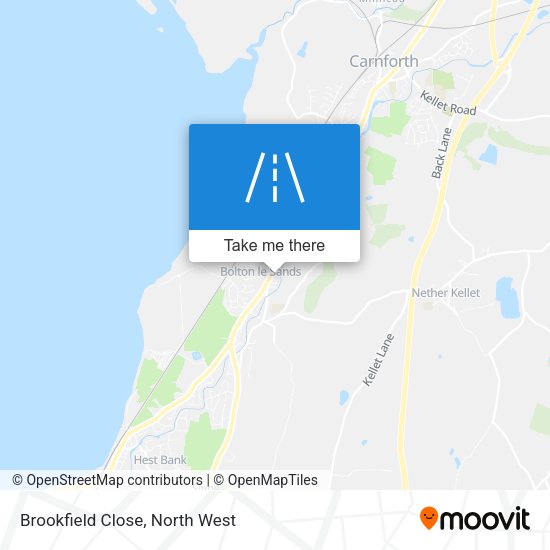 Brookfield Close map