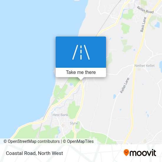 Coastal Road map