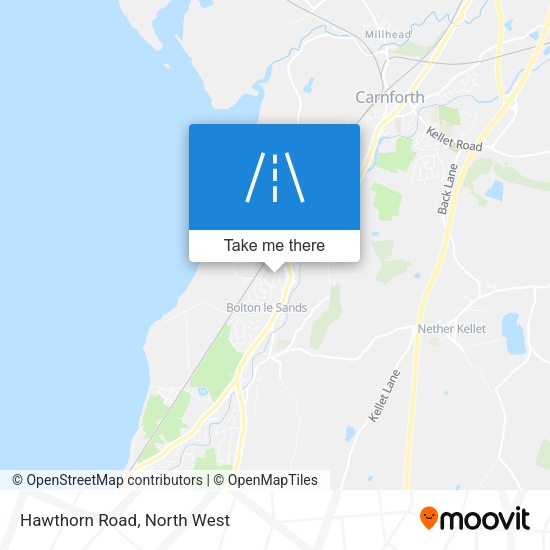 Hawthorn Road map