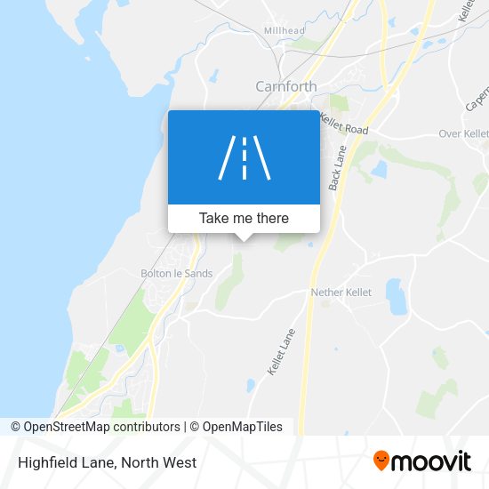 Highfield Lane map