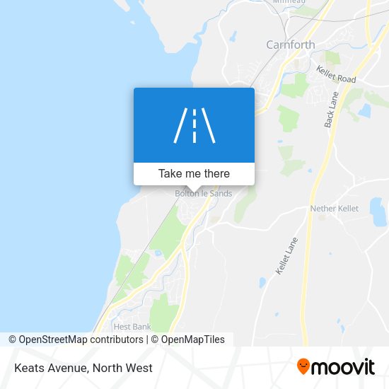 Keats Avenue map