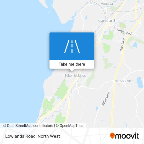 Lowlands Road map