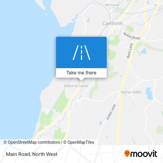 Main Road map