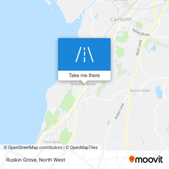 Ruskin Grove map