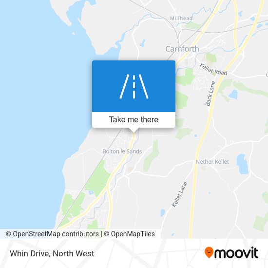 Whin Drive map
