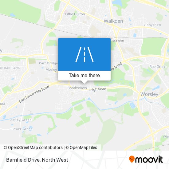 Barnfield Drive map