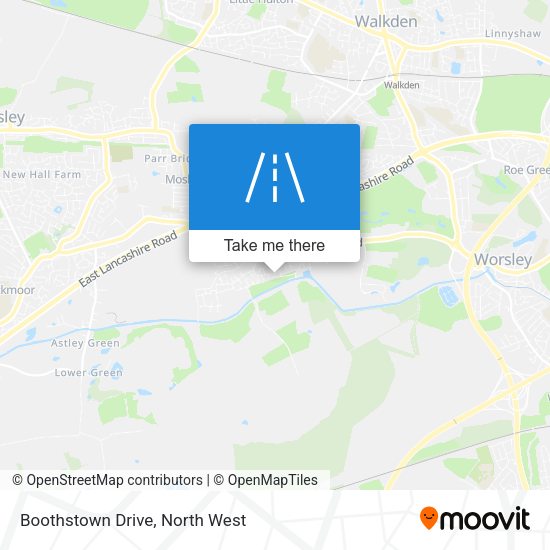 Boothstown Drive map