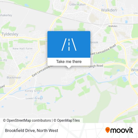 Brookfield Drive map