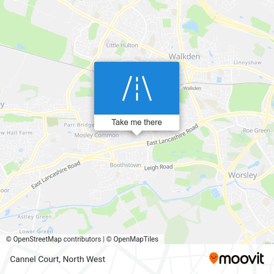 Cannel Court map