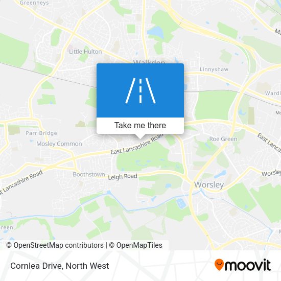 Cornlea Drive map