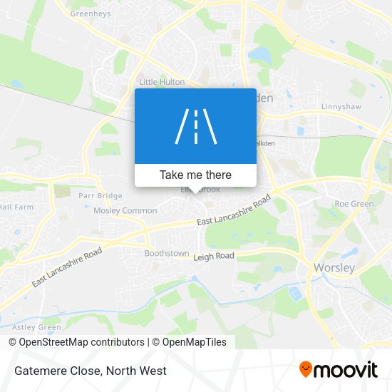 Gatemere Close map