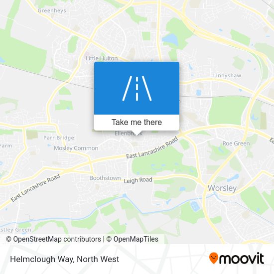 Helmclough Way map