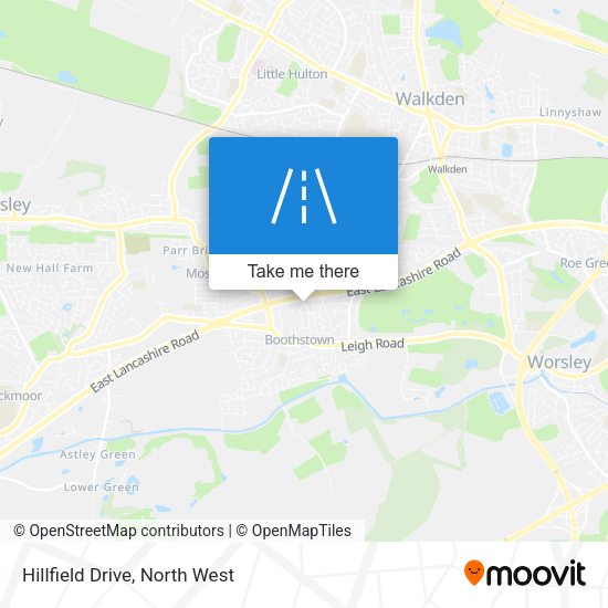 Hillfield Drive map