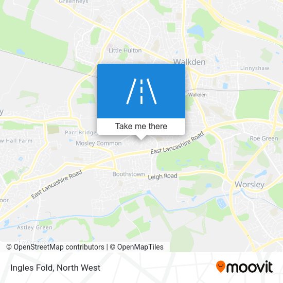 Ingles Fold map