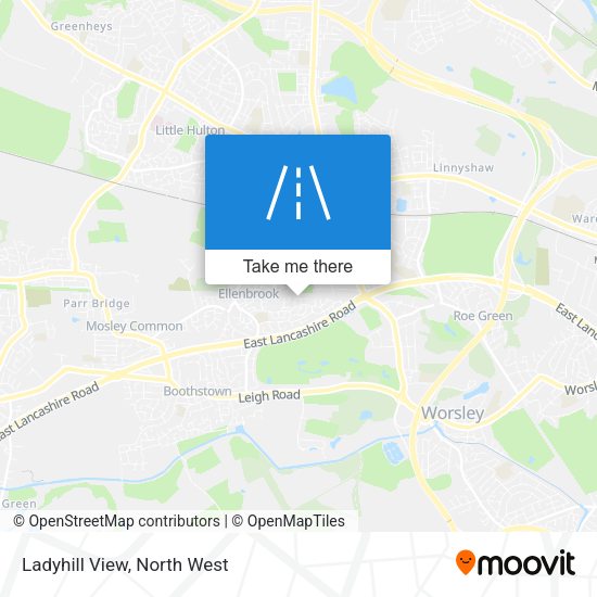 Ladyhill View map