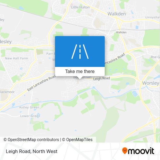Leigh Road map