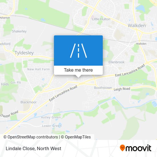 Lindale Close map