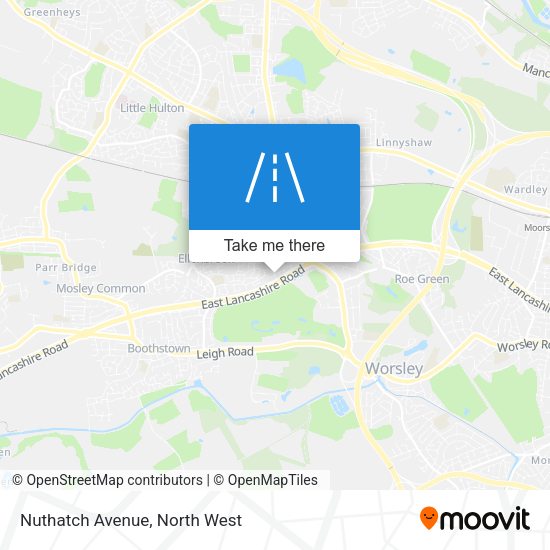 Nuthatch Avenue map